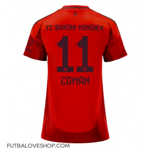 Dres Bayern Munich Kingsley Coman #11 Domáci pre Ženy 2024-25 Krátky Rukáv